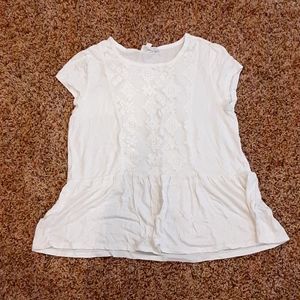 Short sleeve dressed up top